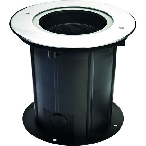 Encastré de sol extérieur DEEP LIGHT 250 orientable rond inox 4000K 1450lm 12x1,5W - EUROPOLE - 52022