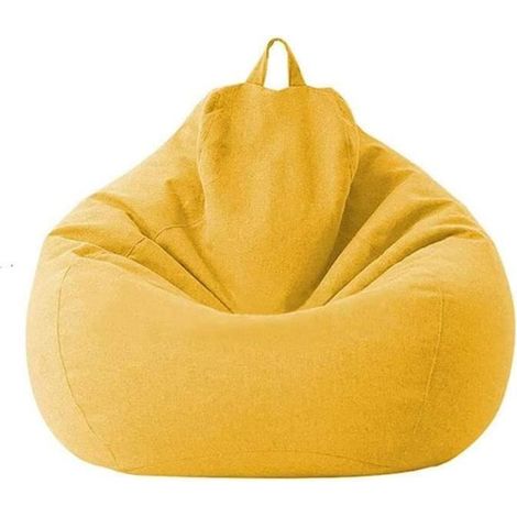AMOUNE Housse de pouf poire - Uniquement Sans Garnissage avec Fermeture éclair pour adultes, Enfants et adolescents - 80x90cm