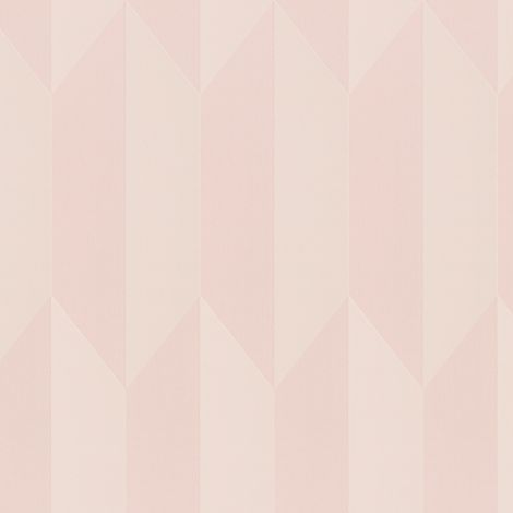 Exclusive luxury wallpaper wall Profhome 790862 hot embossed non-woven wallpaper textured with geometric shapes shimmering pink light pink 5,33 m2