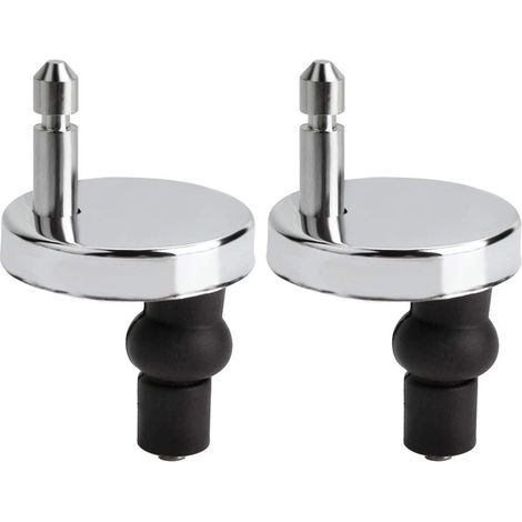 2 x 55 mm Universal-Toilettentürscharniere. Ersatz/Austausch für alle Türen. Schnelle Montage.
