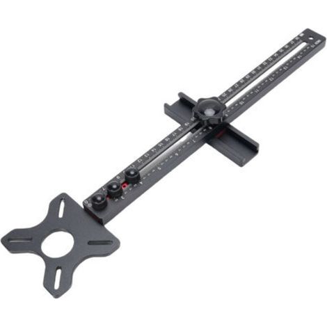 Aluminum Alloy Router Milling Bracket Multifunctional Woodworking Circular Cutting Guide (1/5)