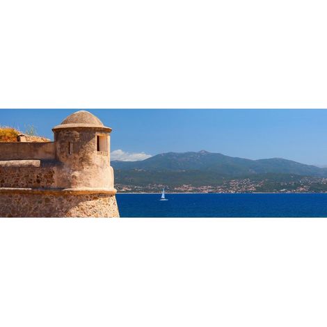 Tableau sur toile citadelle Miollis 45x135 cm - Impression sur Toile Murale Décorative - Image imprimée en HD sur Toile - Toile sur Châssis en Bois FSC - Fabriqué en France (1/4)