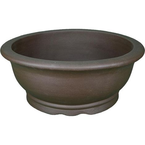 Vaso per bonsai rotondo in gres 61,5x61,5x25,5 cm - L95a