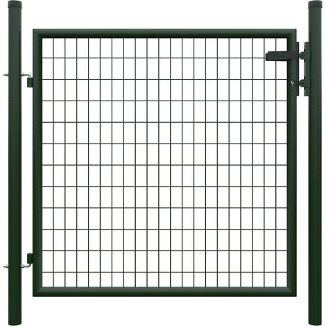 STRONG Einzeltor RAL7016 Anth. 1250x1200 mm m.Pfosten+Beschl.