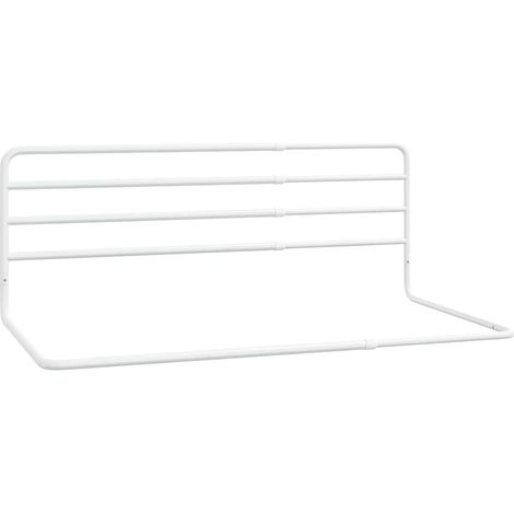 Maison Exclusive - Kleinkind-Bettschutzgitter Weiß (76-137)x55 cm