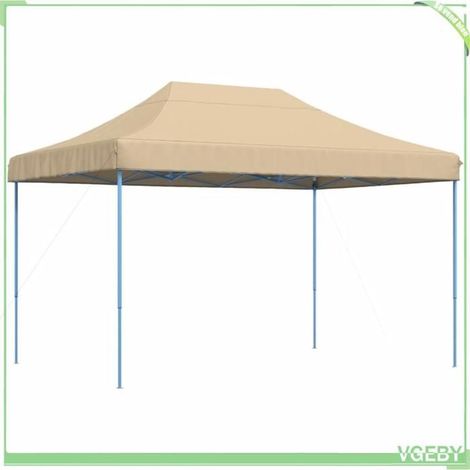 Tente de réception pliable - FAFEICY - 4005007 - beige - 410x279x315 cm - pop-up pliable (1/5)