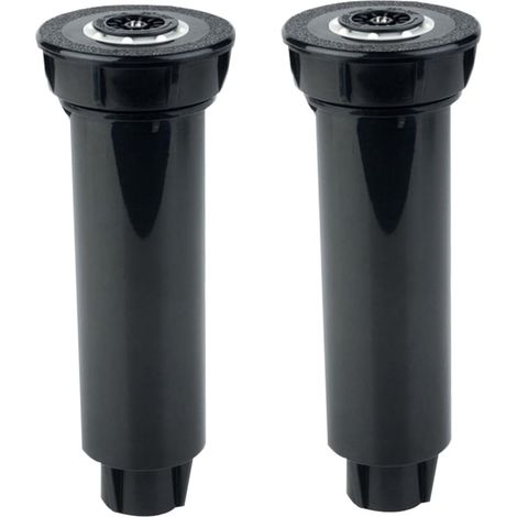Lot de 2 Arroseur Rétractable Automatique Filtre Intégré en ABS Système D'irrigation pour Arrosage Contrôlé et Solide pour Pelouse et Jardin (1/5)
