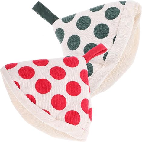 2-piece triangular anti-scald protection for pot lid handles