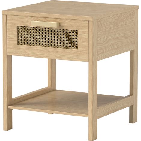 Table de chevet avec tiroir MDF 40 x 40 x 48,4 cm