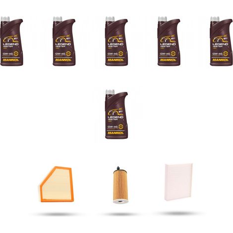 Kit tagliando 4 FILTRI e 6L OLIO compatibile con Bmw serie 3 (F30, F80,F31) 330E 185kw dal 2015 (1/4)