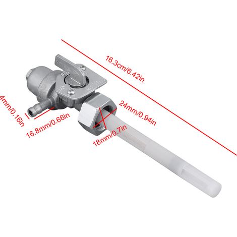 Robinet sélecteur d'essence réservoir pour Honda/TRX300/TRX250/CB750/CB900/CMX250C/XR650L/18mm x 1 (1/5)