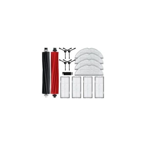 S8 Accessoires pour Roborock S8 Pièces de Rechange Ensemble Aspirateur Robot, 1 Paire de brosses principales,4 Filtres, 4 Brosses Latérales, 4 Serpillières, 1 Brosse de Nettoyage