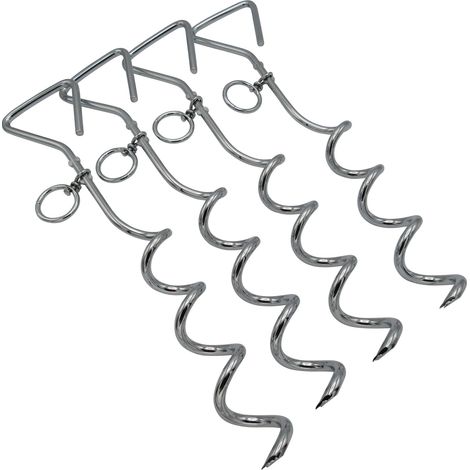 x4 Marquee Heavy Duty Dog Tie Down Ground Peg Anchor Stakes - Pet Gazebo