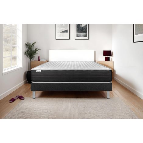 Matratzenset VITAL MEMO ONE 180 x 200 cm Bettrahmen Kit schwarz (1/5)