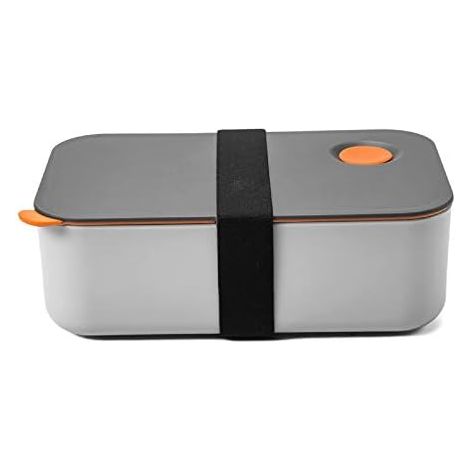Lunch Box 1000 ml avec 2 compartiments sans BPA Eco Lunch Box pour Office School Home (Orange) (1/4)