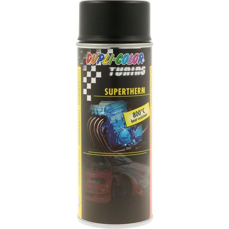 PEINTURE HAUTE TEMPERATURE 800°C NOIR AEROSOL 400ML DUPLI COLOR