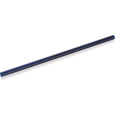 Paille en verre avec brosse 23 cm Ø 8 mm bleu NOCTURN - Was Germany