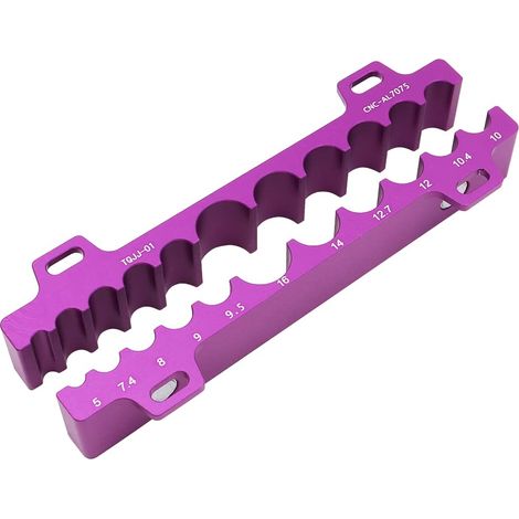 1 Pcs Alliage D'Aluminium Vélo Universel Table Étau Inserts Pince Outil Mâchoire Étau Table De Travail Banc Multifonction Fixations Vélo Taille Moyeu VTT Fourche Pédale - Violet (1/5)