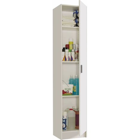 KIT ARMADIO 1 ANTA 4 RIPIANI MULTIUSO 37X37XH180CM