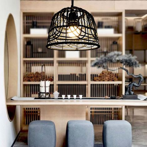 Abat-jour En Tissu - Noir - Compatible Avec Lampes À Poser Et Lampes Tambour - Diamètre 20 Cm - 1 Pièce (1/4)
