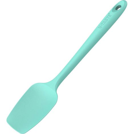 Silikon Löffelspatel 29cm, 250℃ hitzebeständig, Aqua Sky
