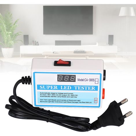 Testeur de LED pour bandes lumineuses TV, instrument de test LED sans écran LCD avec interrupteur, norme européenne. (1/5)