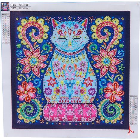 Outil de création de broderie au diamant 5D à pointe lumineuse (5D-YGSMT15) (1/5)