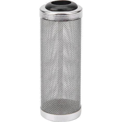 Couvercle de filtre en maille d'acier inoxydable pour aquariums et bassins à poissons, pour protéger les crevettes et les poissons (petite taille, 12 mm de diamètre) (1/5)