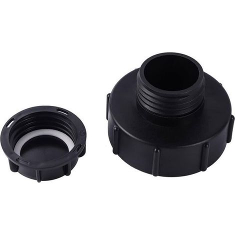 Adaptateur Reservoir IBC - Filetage S100 x 8 vers S60 x 6 - Pour Raccordement Tuyau Arrosage - 1 Pièce (1/5)