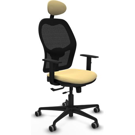 Sedia ufficio piqueras y crespo Jorquera nero schiuma comoda (1/2)