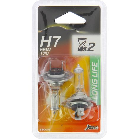 XLTECH 2 ampoules H7 LongLife 55W 12V