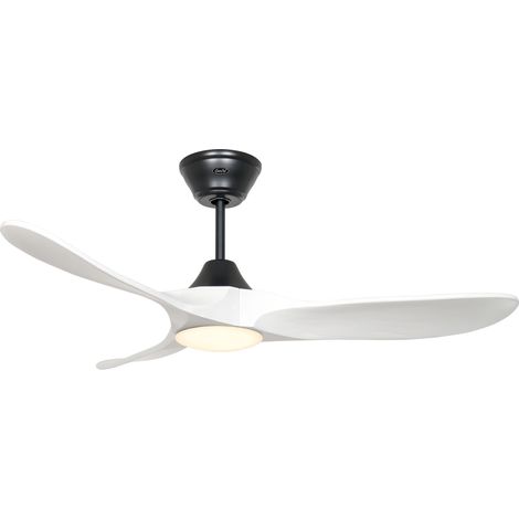 Ventilateur de plafond Eco Genuino DC 122 Noir-Blanc LED (1/5)