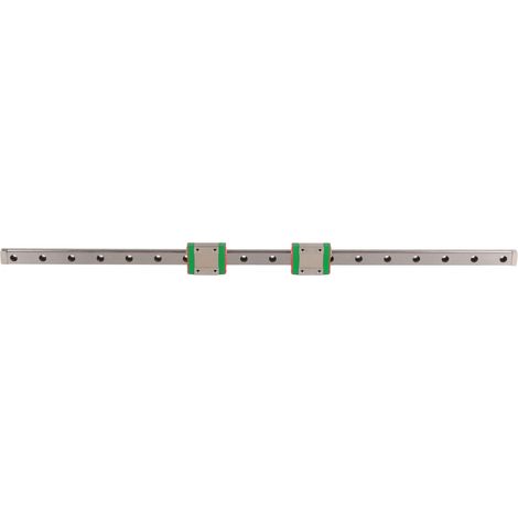 1pc 450mm MGN12 Miniature Linear Rail Guide Rail 12mm Width 2pcs MGN12B Slide Blocks