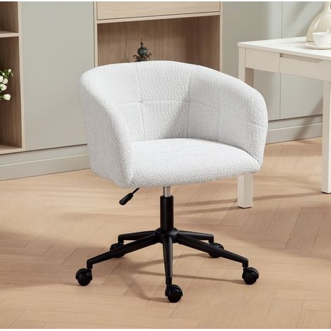 chaise fauteuil pivotant dossier bain 65 x 59 cm blanc OKMYHOME (1/5)