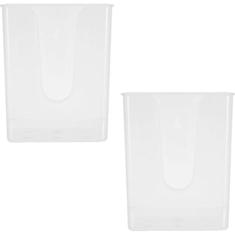 Lot de 2 étagères suspendues transparentes en plastique pour plantes, 15, 5 x 12, 7 10, cm (1/5)