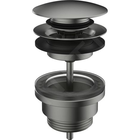 Laufen Kit de vidange - Bonde de lavabo, Click-Clack, inox brossé H3709890901041 (1/3)