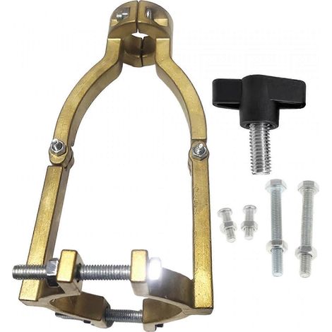 Support fixe pour perceuse à trous carrés, accessoire de mortaisage en acier inoxydable pour le travail du bois et la fabrication de meubles, compatible avec les mandrins de perceuse de 38 à 55 mm