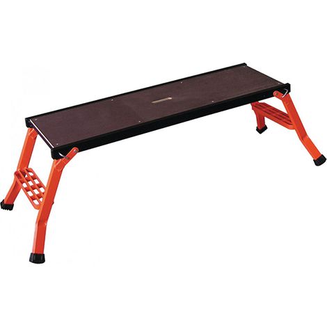 Mondelin – Plateforme de travail alu – Hauteur de travail 49 cm – Charge utile 150 kg – Antidérapante en contreplaqué – Fabrication France