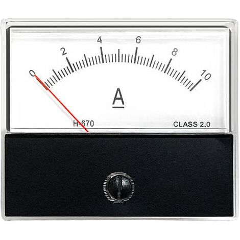 Nazalus-Vendita calda-Amperometro analogico da pannello, misuratore di corrente, classe 2.0, precisione DC 0-10A, amperometro analogico, misuratore di corrente, misuratore di corrente da pannello, DC (1/5)