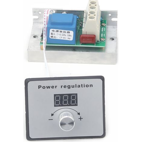 Module Régulateur de Tension Alternative 10000W 220V 80A Variateur de Puissance (1/5)