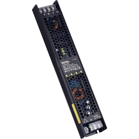 Transformateur 220V 12V LED Dimmable 200W Alimentation 16.6A Tension Constante Adaptateur Convertisseur Basse Tension AC à DC, TRIAC et 0/1-10V Dimmable, pour Bande G4 MR16 (1/5)