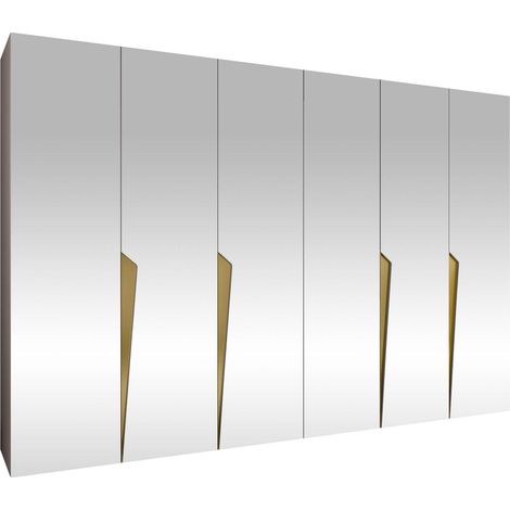 Armario Hartford 617, Cachemira, 202x300x52cm, Puertas de armario: Con bisagras, Número de estantes: 0 (1/5)