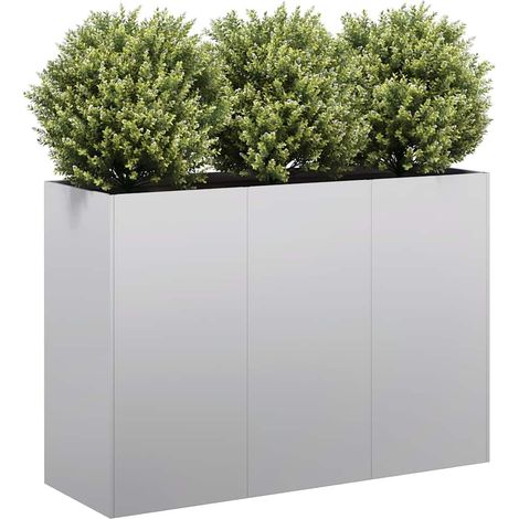 Pflanzgefäß 120x40x80 cm Stahl verzinkt