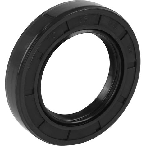 Shaft Seal 35mm x 55mm x 10mm Black Shaft Oil Seal TC Double Lip Oil Drain Seal for Oil Shaft Universal Car (1/5)