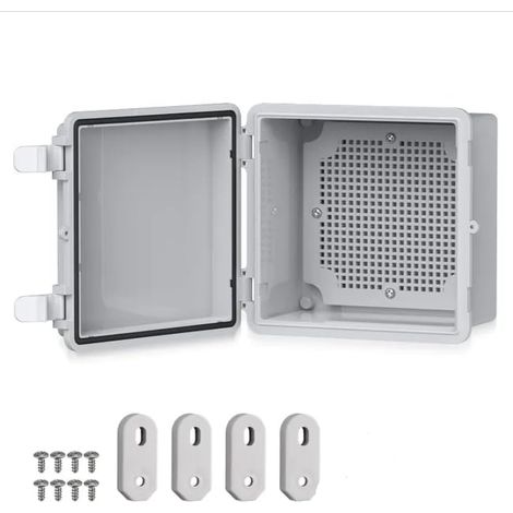 Coffret Electrique Etanche Exterieur en ABS IP67 Étanche avec Joint d'Étanchéité Intégré Résistant à 60kg(15x15x9cm) (1/5)