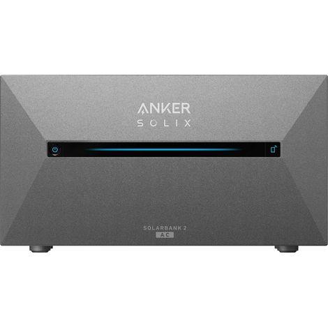 Anker Solix Solarbank 2 E1600 AC - Sistema Accumulo Balcone Plug&Play 1600Wh, 2 MPPT