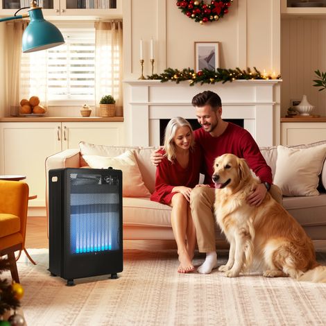Jiubiaz Faltbare Gasheizung 3,8 kW mit ODS, Kippschutz und Flammensicherung (1/5)