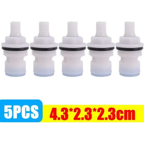 Lot de 10 cartouches de remplacement universelles en plastique pour robinets de cuisine et de salle de bain. Accessoires inclus. (1/5)