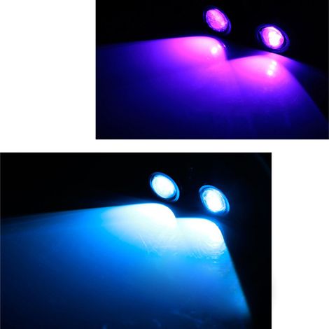 Umbauzubehör für 12-24V Autos, Wohnmobile und Yachten: Wippschalter in Bootsform mit blauer LED-Anzeige und 3 Positionen. (1/5)