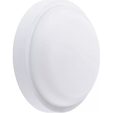 PILA Aplique de pared LED, 22cm de diámetro y 8,8cm de altura, 4000K, 20W, No regulable, 1600 Lúmenes, CRI80, IP54, IK06, 35.000 h de Vida Útil